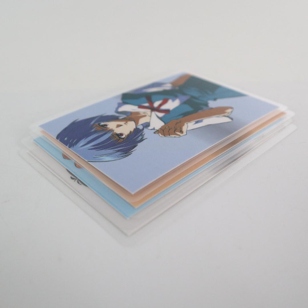 新世紀エヴァンゲリオン　ラミネートカード　4枚　碇シンジ・綾波レイ・葛城みさと