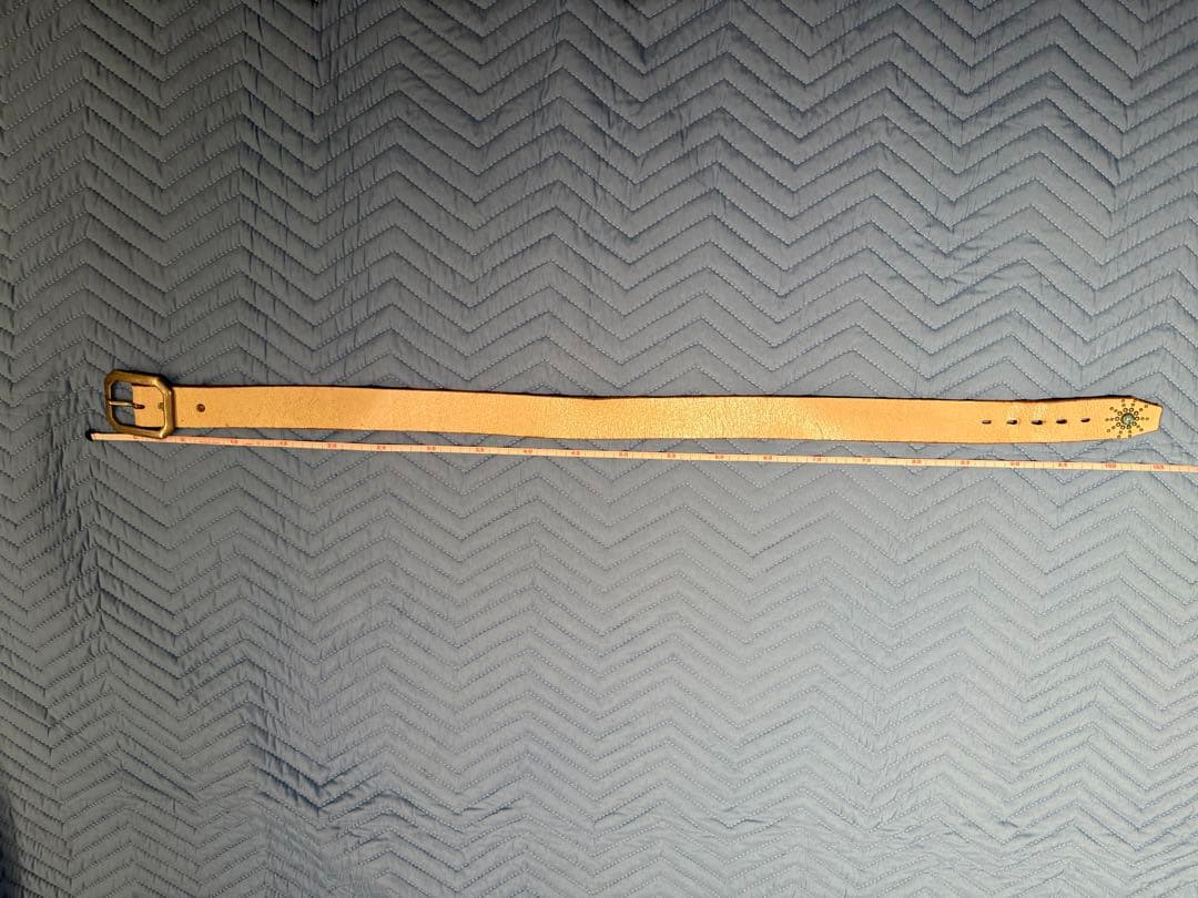 HTC ベルト エンドオンリースターバースト シルバースタッズ×ターコイズ