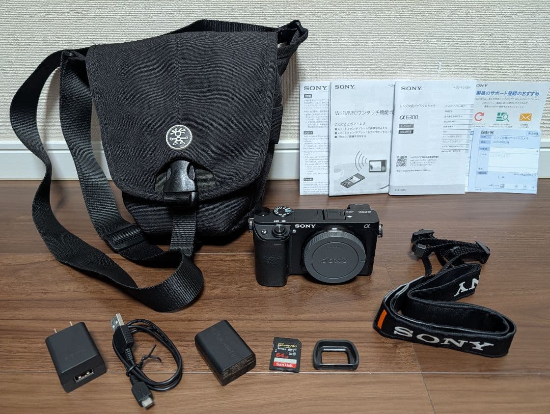 【美品】SONY ミラーレス一眼 α6300 ILCE-6300 ボディのみ