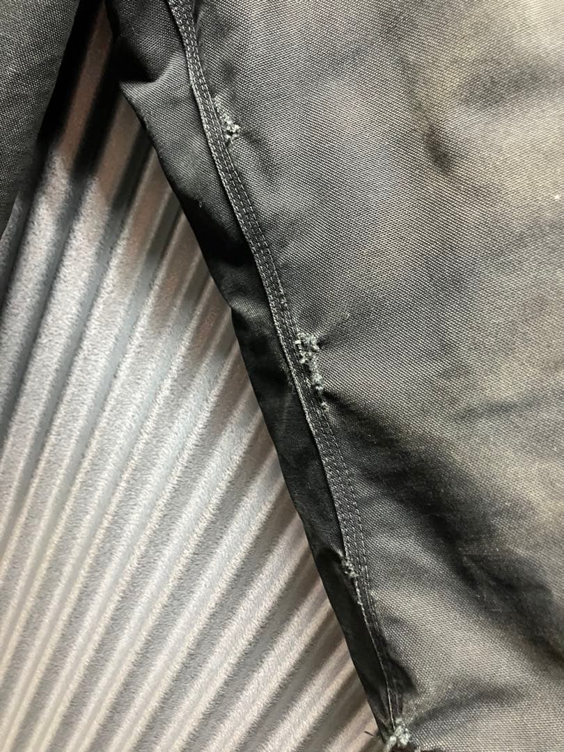 carharttダックジャケットM黒フェードボンバージャケット中綿キルティング