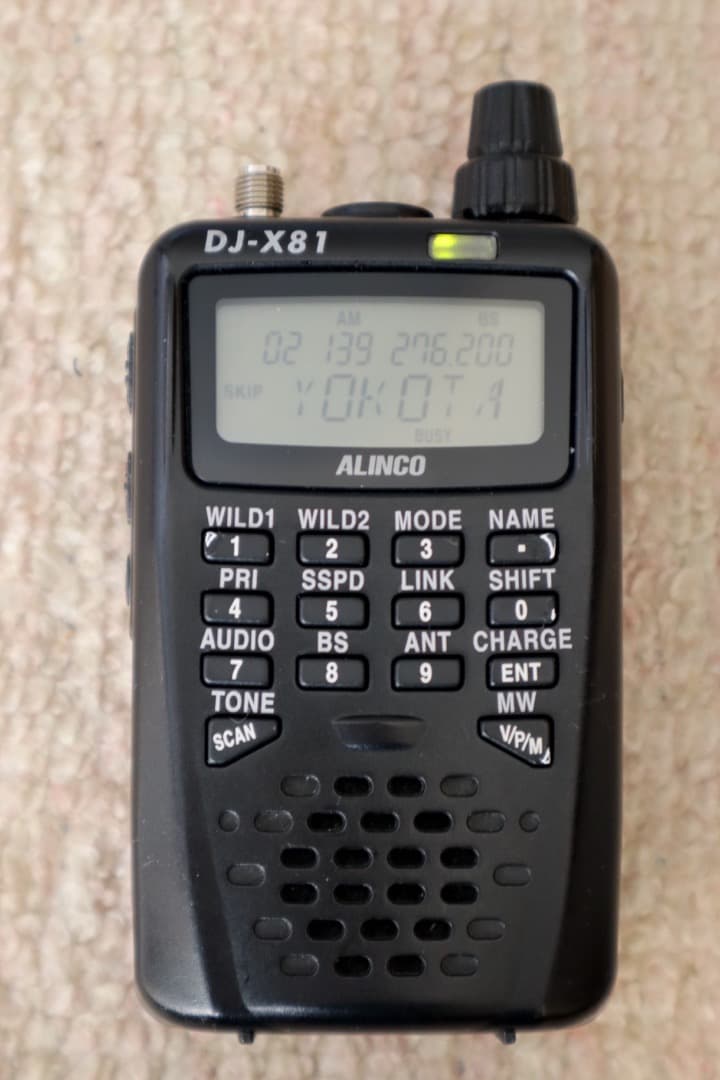【アルインコ】 広帯域受信機 DJ-X81 改造済