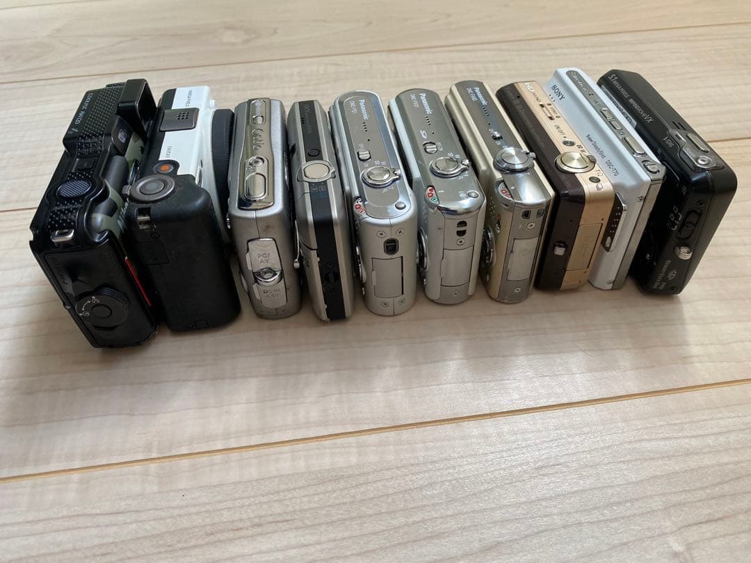 【ジャンク品】デジタルカメラ10台