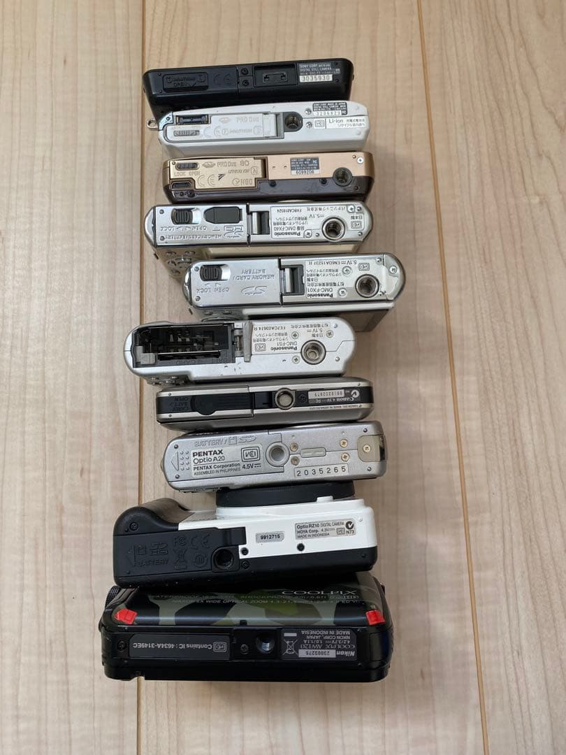 【ジャンク品】デジタルカメラ10台