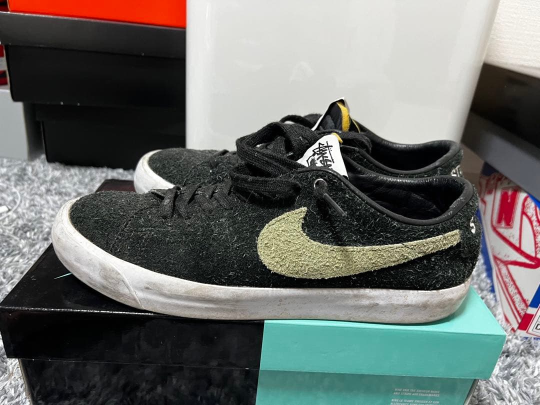 スケートボード NIKE ZOOM BLAZER LOW STUSSY 28cm