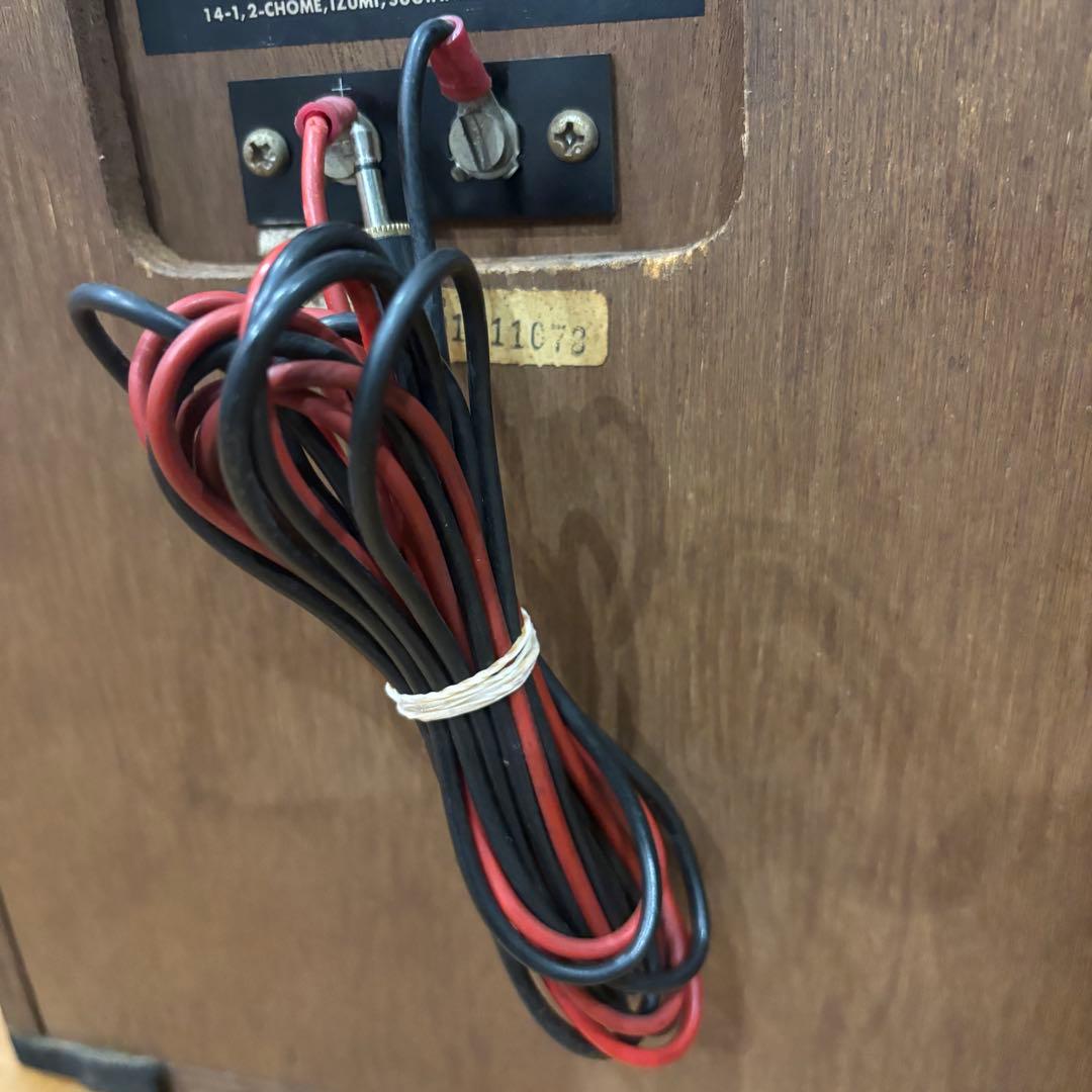 【名機】Sansui SP-10 ビンテージスピーカー 格子グリル 木製 美品