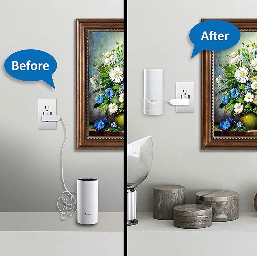 Deco M4 ルーター 省スペース 管理 コンセント マウントホルダー