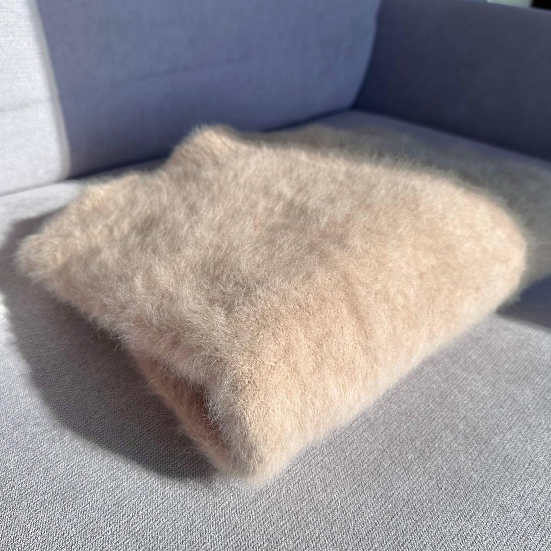 極美品✨UNITED ARROWSフォックスカシミヤ ハーフスリーブ ニット