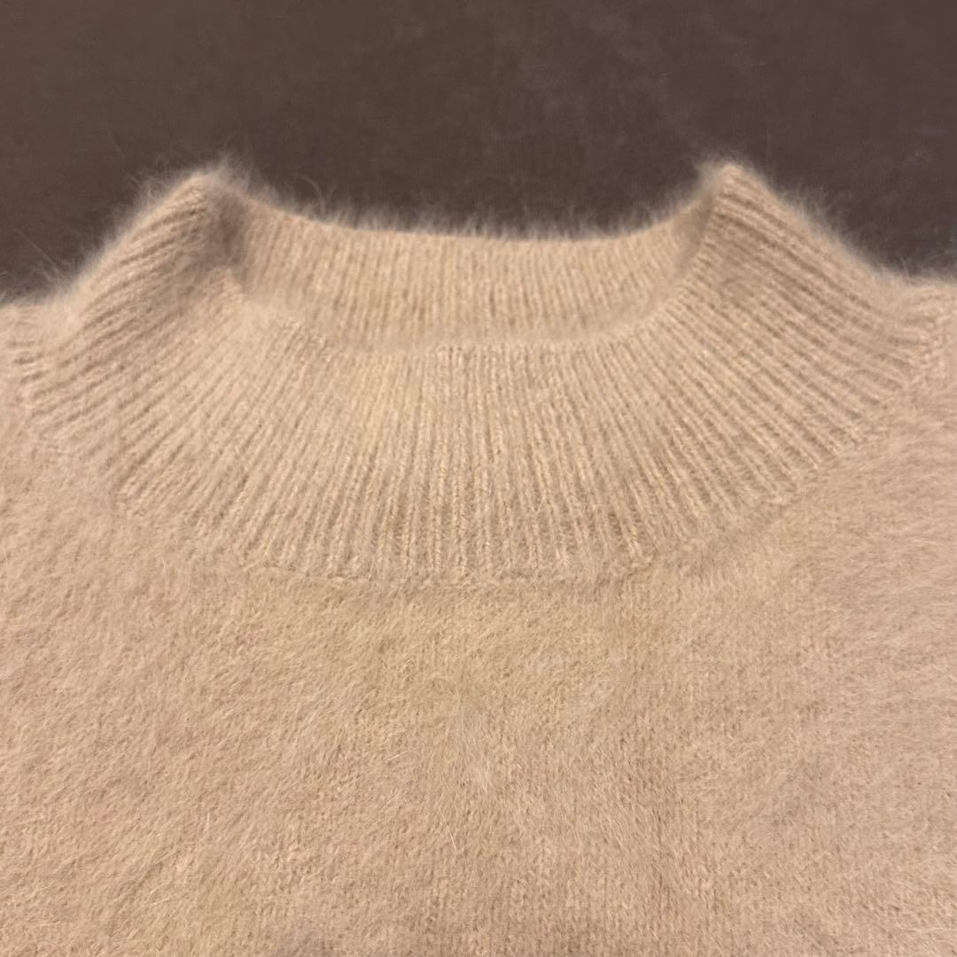 極美品✨UNITED ARROWSフォックスカシミヤ ハーフスリーブ ニット