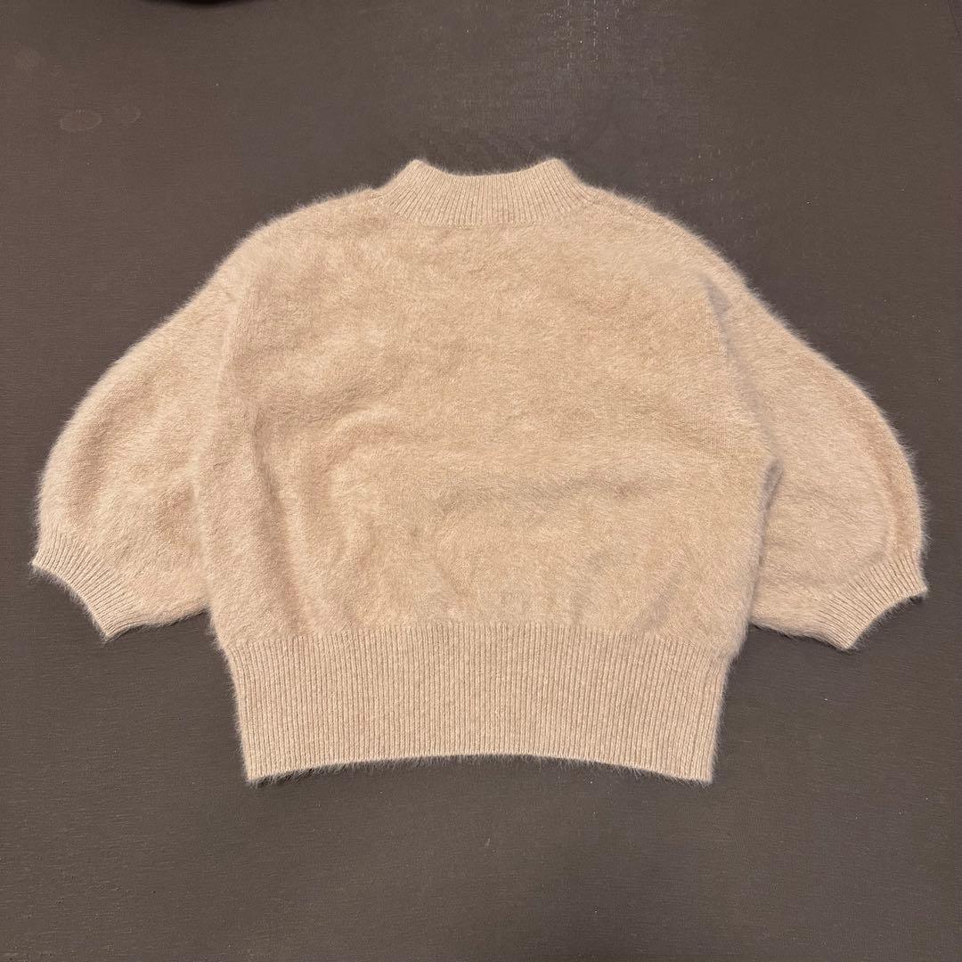 極美品✨UNITED ARROWSフォックスカシミヤ ハーフスリーブ ニット
