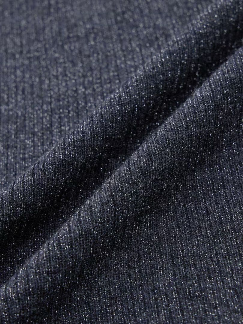 【新品】プラステ　ラメシアーリブタートルネックセーター