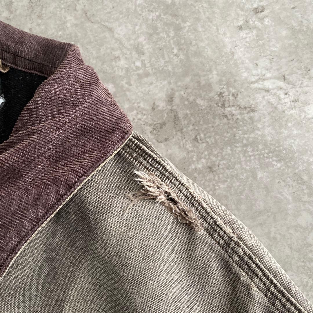 レアカラー 鬼フェード カーハート サンタフェジャケット 2XL チェスナット