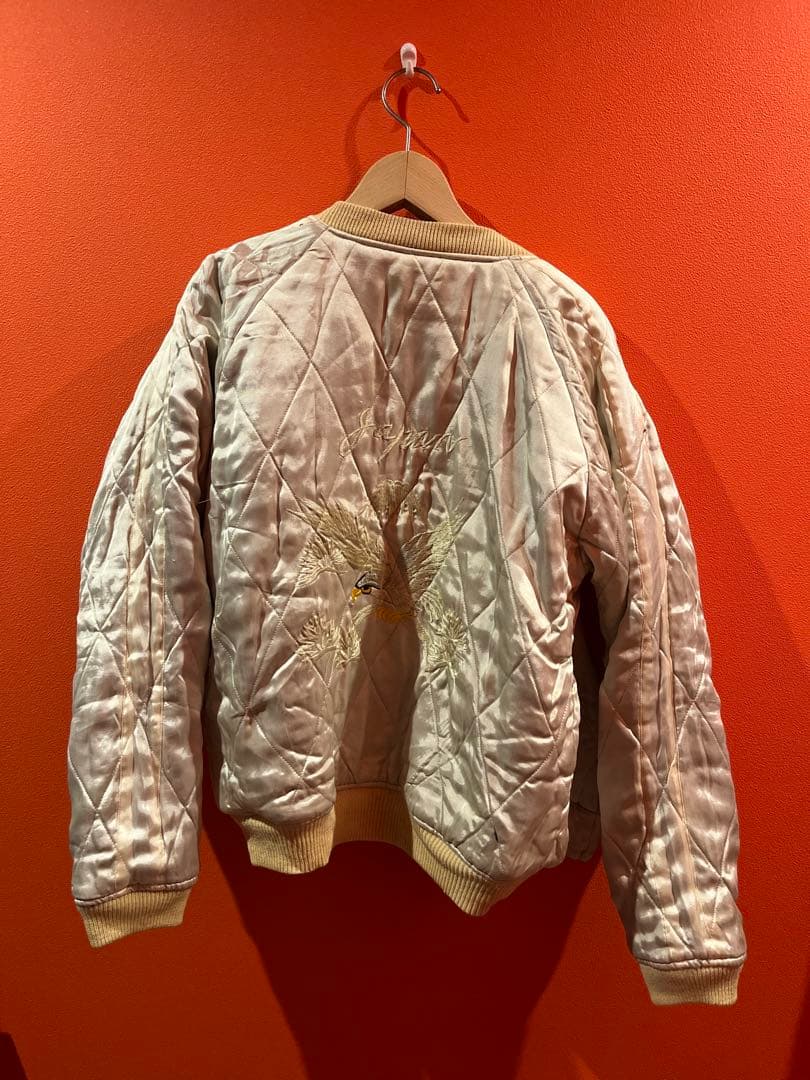 ビンテージ スカジャン　シルバーストーン　別珍　90s