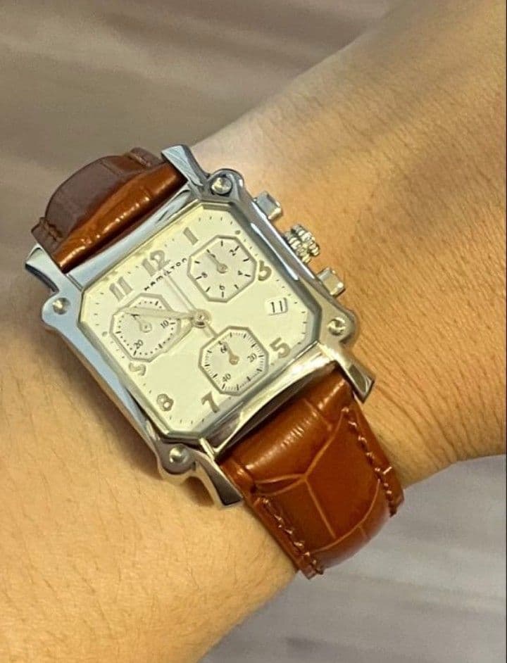 バ*ん様 HAMILTON ハミルトン 腕時計 ロイド クロノグラフ