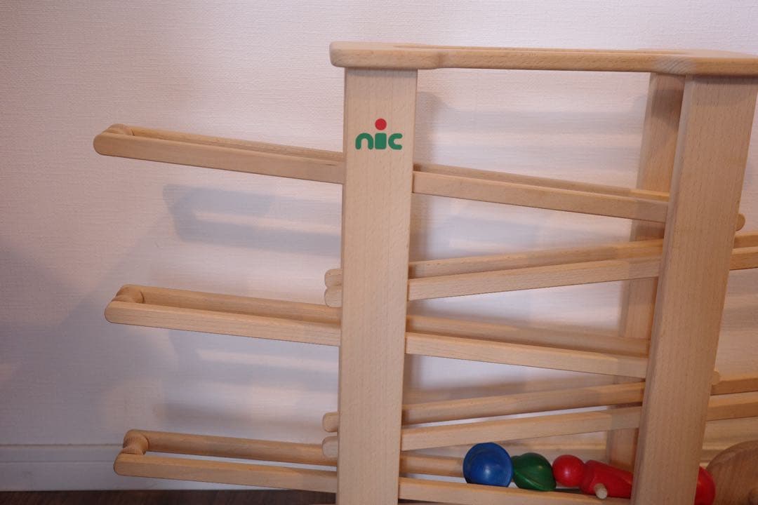 nic ニック社　スロープトイ　知育玩具 木製スロープ