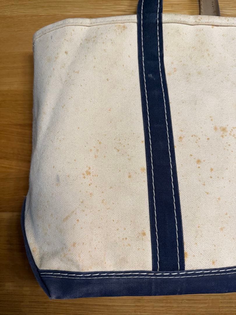 ①人気Navy！70-80sガイド１本ギザタグ エルエルビーントートバッグ