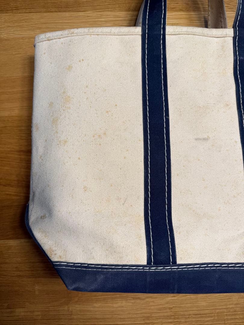 ①人気Navy！70-80sガイド１本ギザタグ エルエルビーントートバッグ