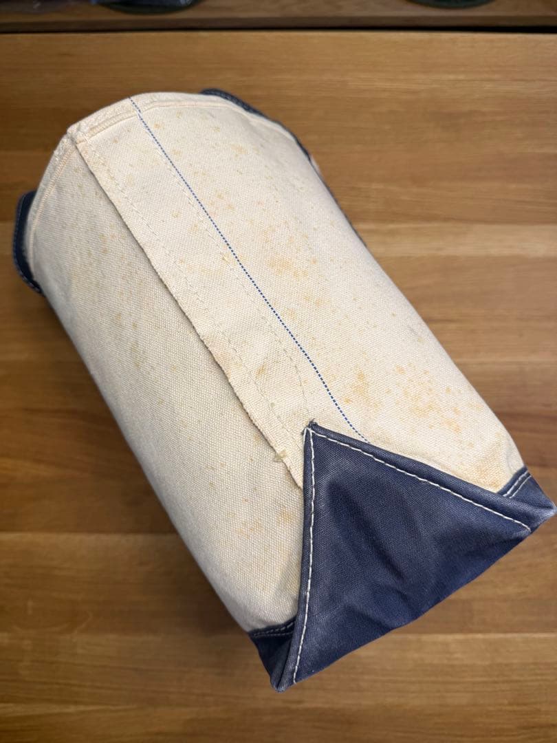 ①人気Navy！70-80sガイド１本ギザタグ エルエルビーントートバッグ