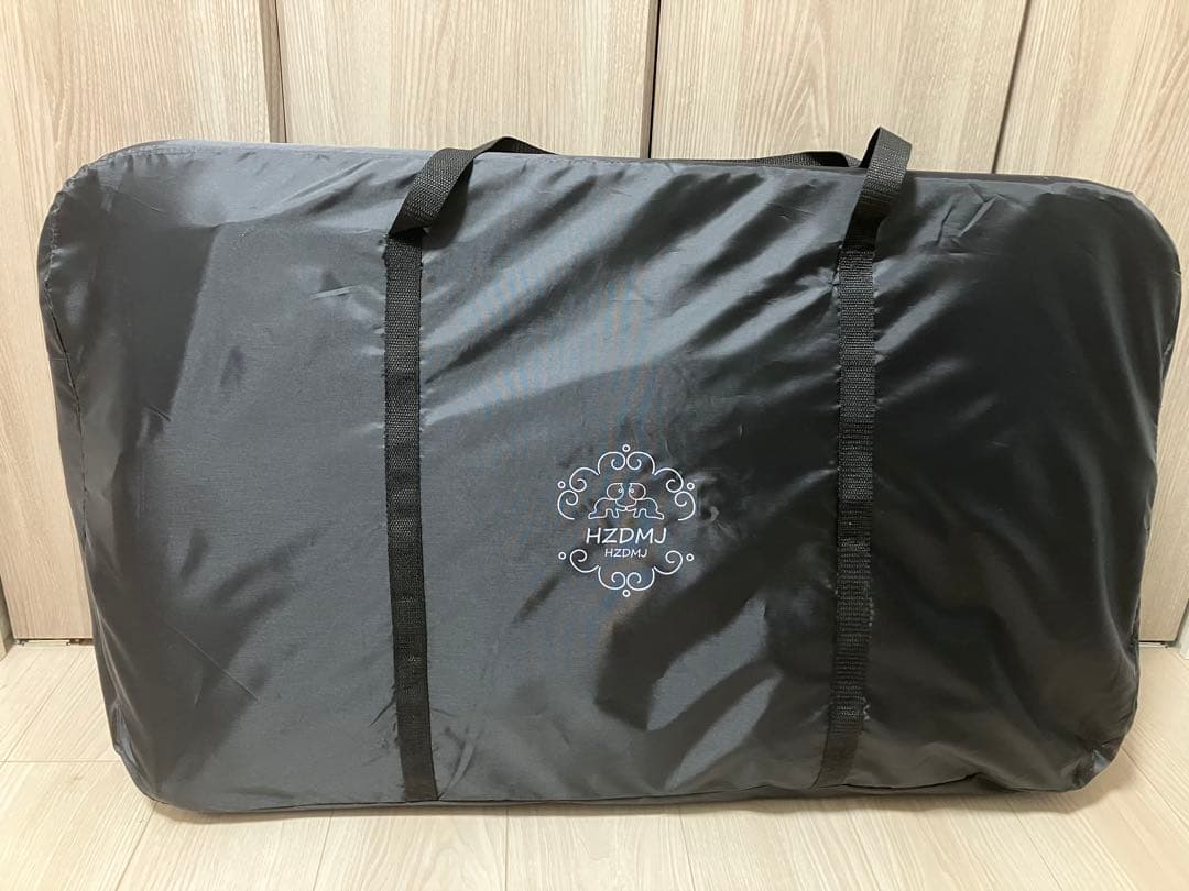 HZDMJベビーベッド キャスター付き ネイビー