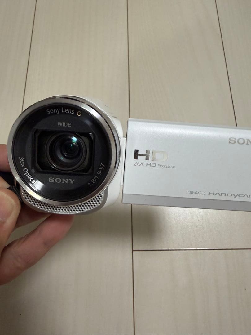 Sony HD ビデオカメラ 60倍ズーム HDR-CX680