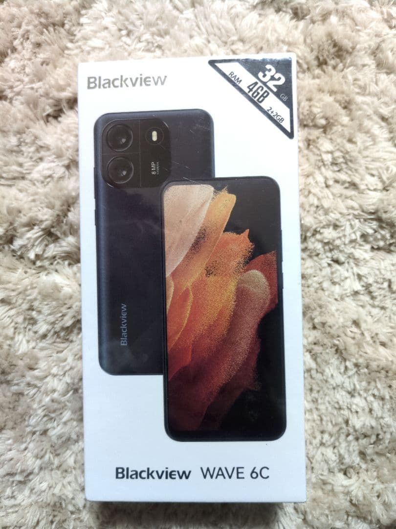 Blackview WAVE 6C 32GB 4GB RAM スマホ ブルー