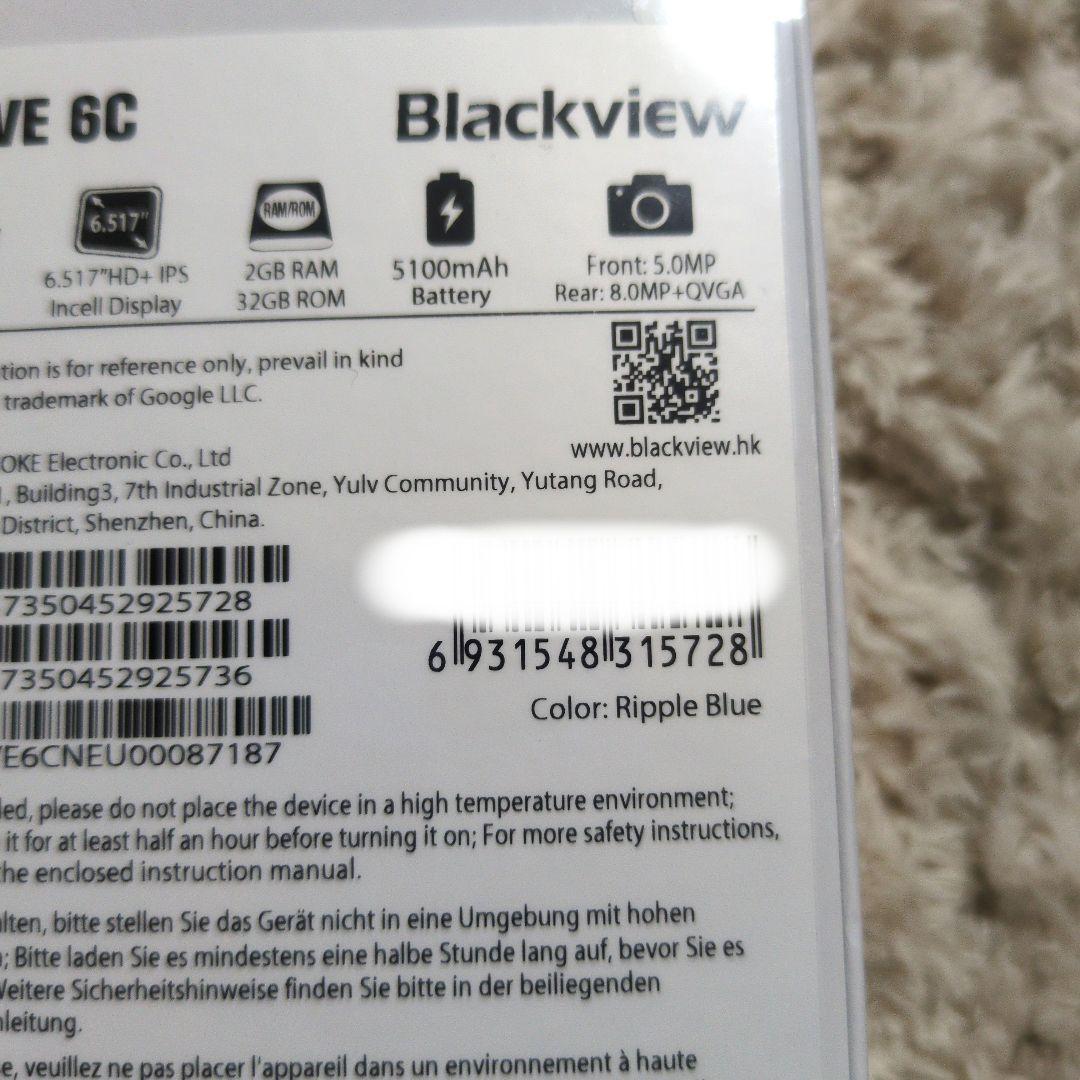 Blackview WAVE 6C 32GB 4GB RAM スマホ ブルー