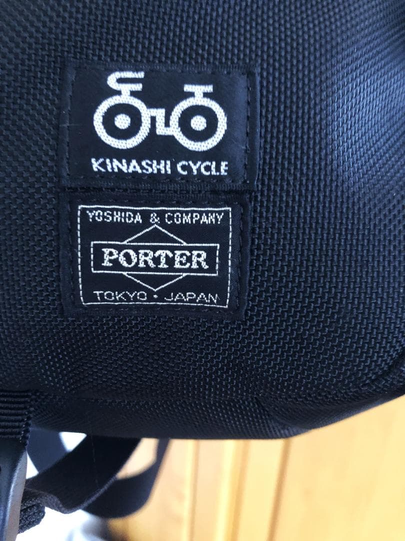 美品　ポーター　木梨サイクル　ボディー　バッグ　ウエスト　ポーチ　タンカー