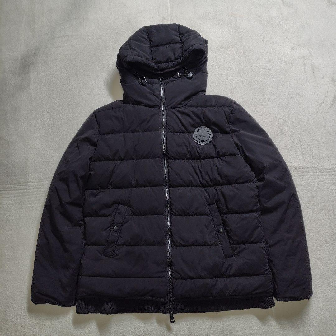 現行　2XL　ウノ ピゥ ウノ ウグァーレ トレ　ダウン　ワッペン　ビッグロゴ