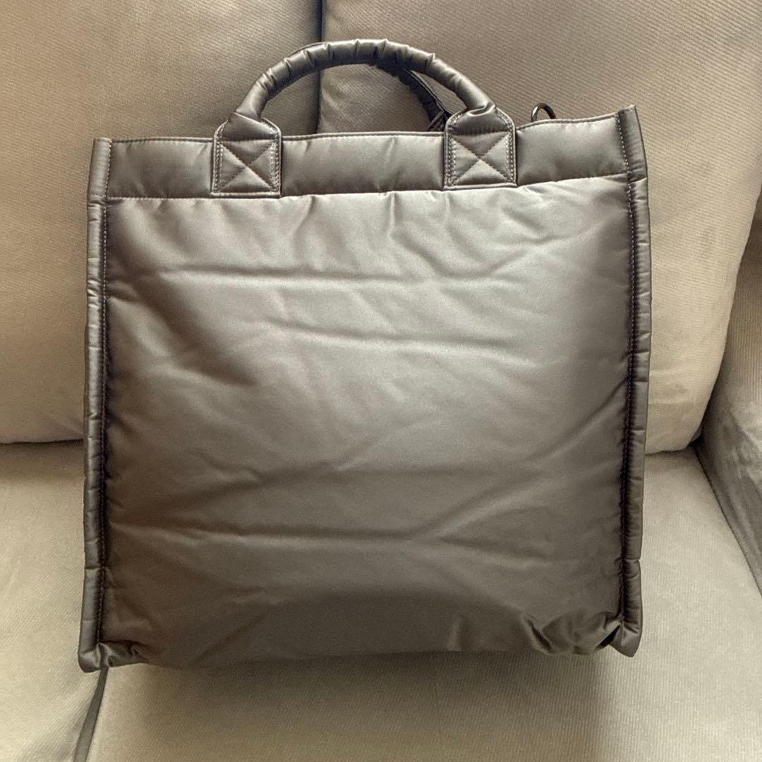 ★超美品★ ポーター PXタンカー 2WAY トートバッグ シルバーグレー L