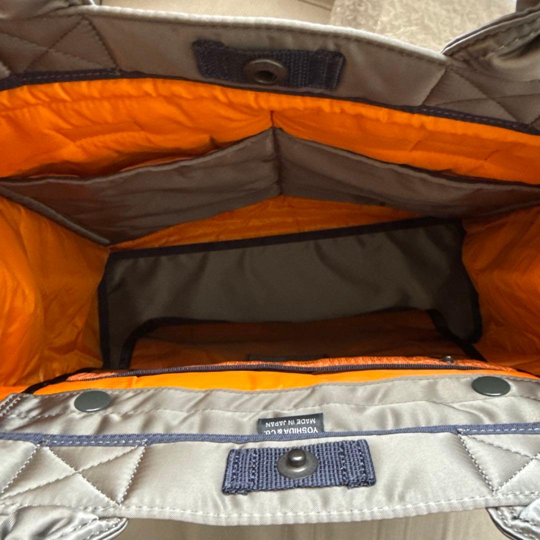 ★超美品★ ポーター PXタンカー 2WAY トートバッグ シルバーグレー L