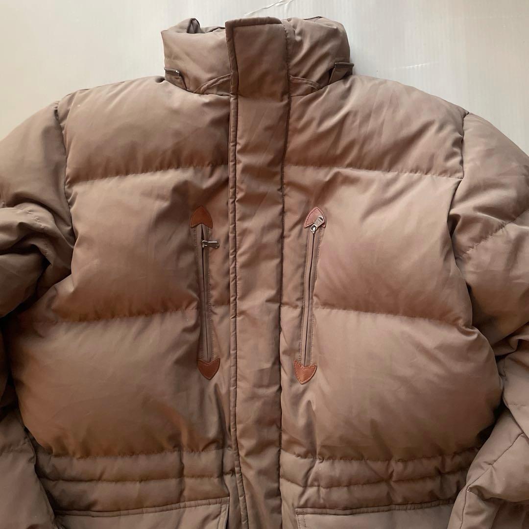 訳あり！AIGLE（エーグル）ダウンジャケット　XL相当 キャメル　アウトドア