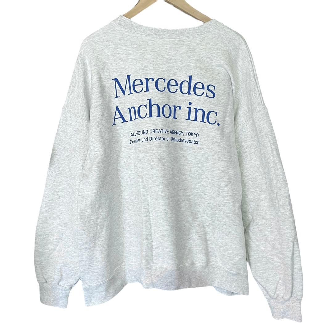 メルセデスアンカーインク スウェット　トレーナー グレー　XL
