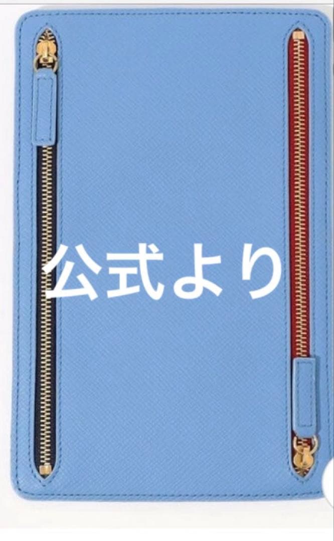 SMYTHON ✨パナマ　ジップカレンシーケース✨ライトブルー