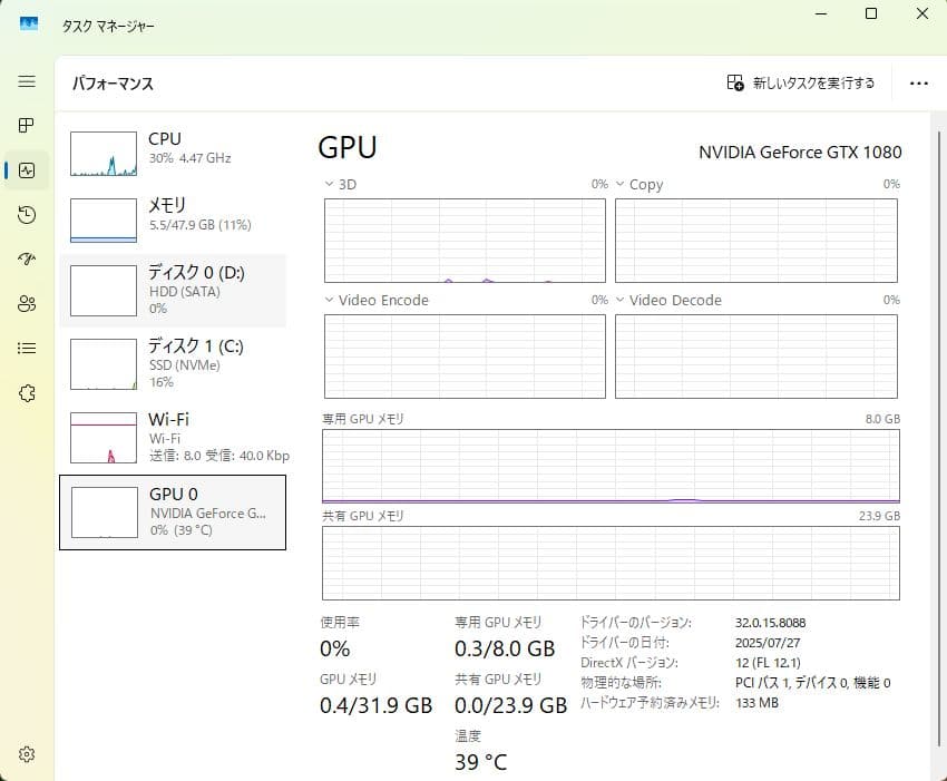 グラフィックボード・グラボ・ビデオカード GIGABYTE GeForce GTX 1080 G1 Gaming 8G