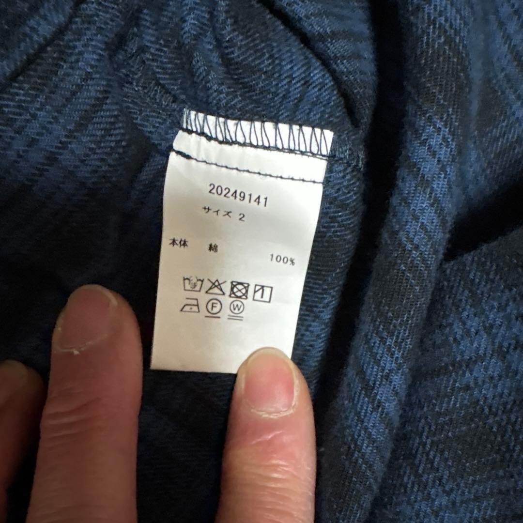 KAJA チェックネルシャツ サイズ2