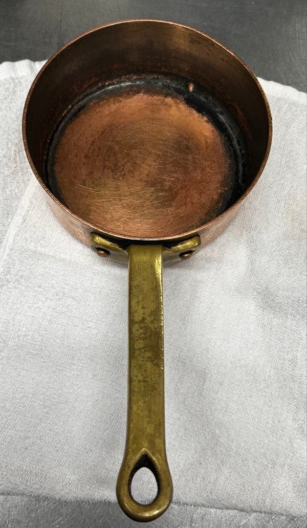 銅製鍋　2kg以上　35年もの　純度が高い　18cm