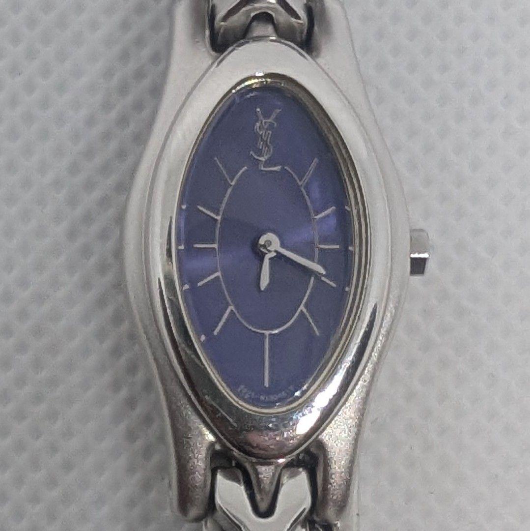 【稼働品/電池交換済み】イヴサンローラン5421-H08151 クォーツ腕時計