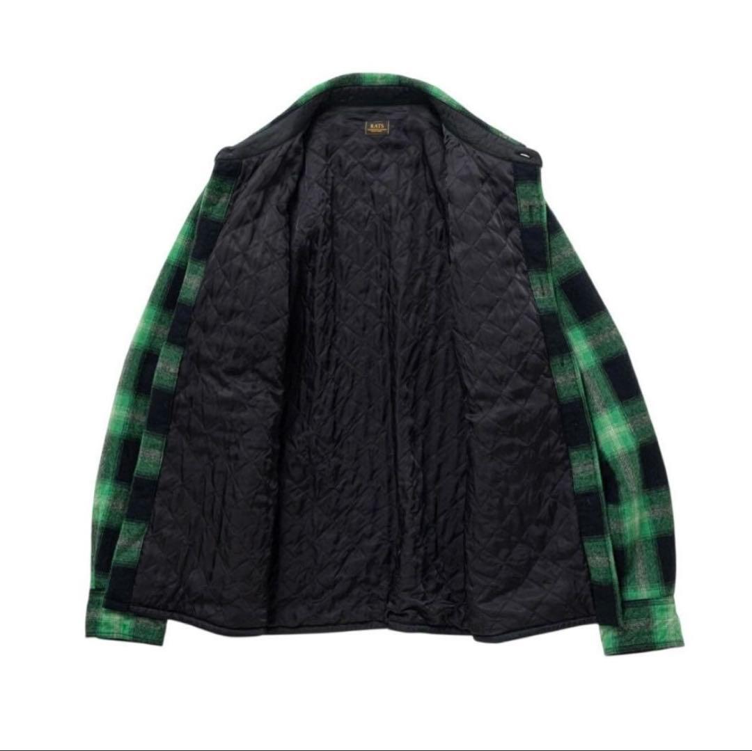 RATS WOOL CHECK SHIRT JKT Mサイズ　キムタク着