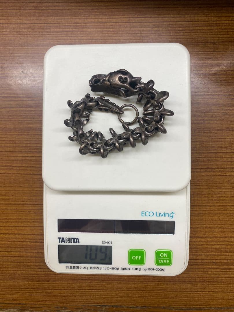 925シルバー ブレスレット スカル モチーフ