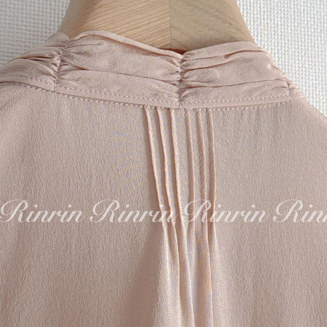 ANAYI シルクデシンボウタイブラウス 38