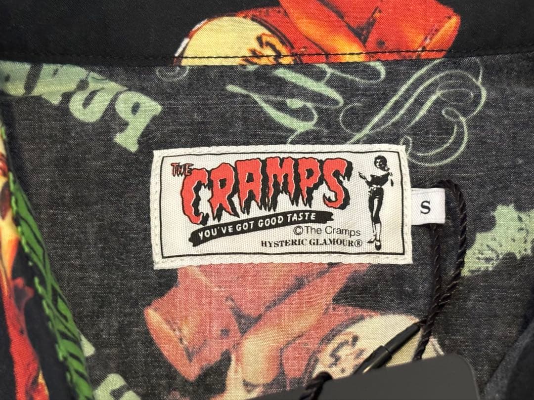 新品未使用　ヒステリックグラマー　ザクランプス　ウエスタン　シャツ　総柄