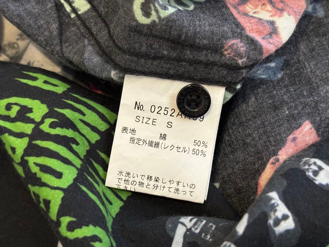 新品未使用　ヒステリックグラマー　ザクランプス　ウエスタン　シャツ　総柄