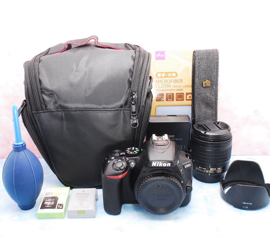 ニコン D5600☆一眼レフカメラ☆高性能☆Wi-Fi＆Bluetooth