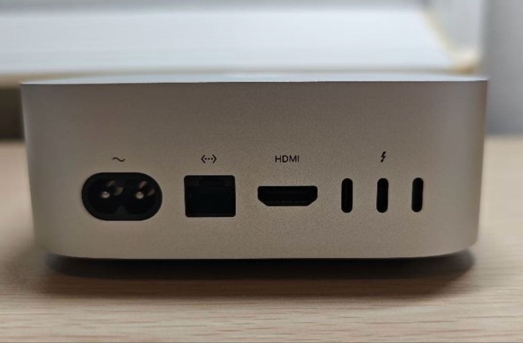 Mac mini M4 メモリー16GB ストレージ256GB