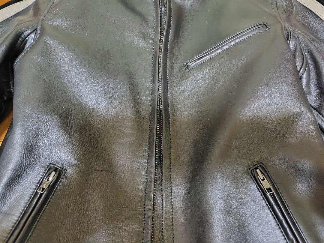 T*N様 【最終出品！】２ライン シングルライダース Msize 脱着インナーラ