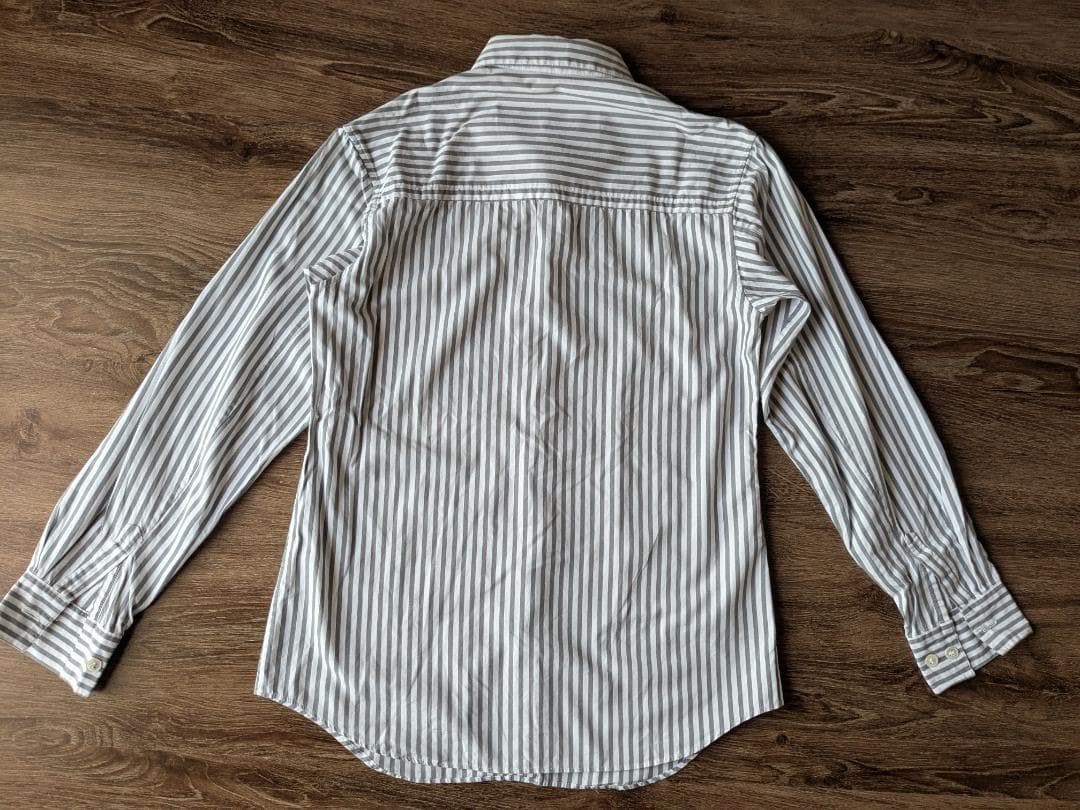 アンダーカバー 1999SS グレー ストライプシャツ 灰色 RELIEF期