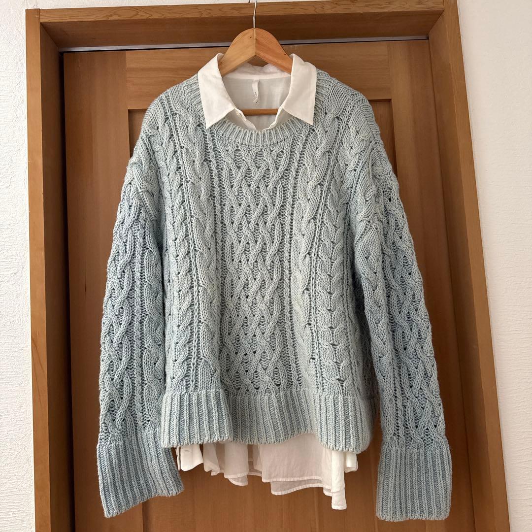 PRISTINE プリスティン カルゼ2wayシャツ ホワイト 長袖 コットン