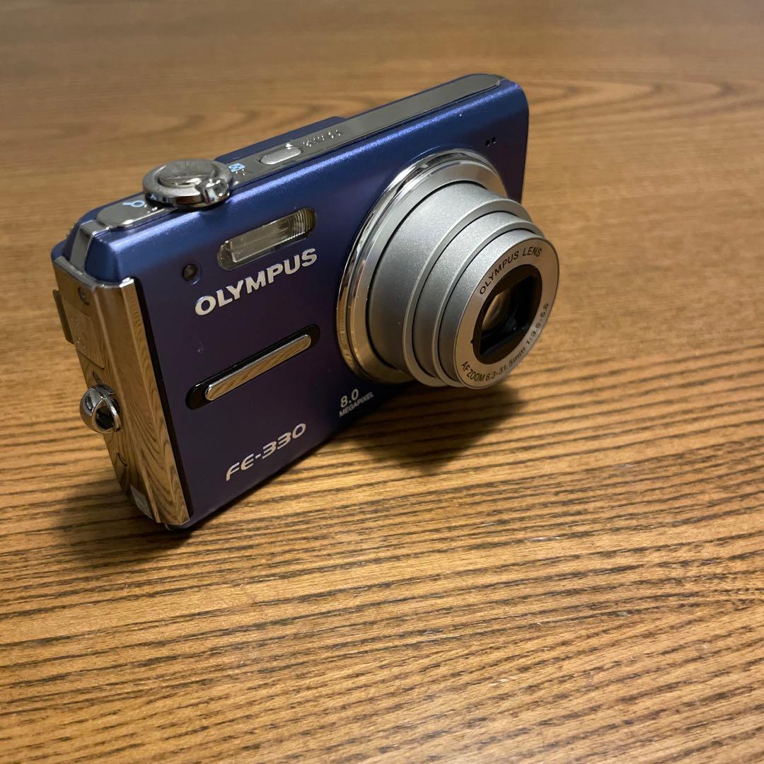 【動作確認済み】オリンパス OLYMPUS FE-330 デジタルカメラ ブルー