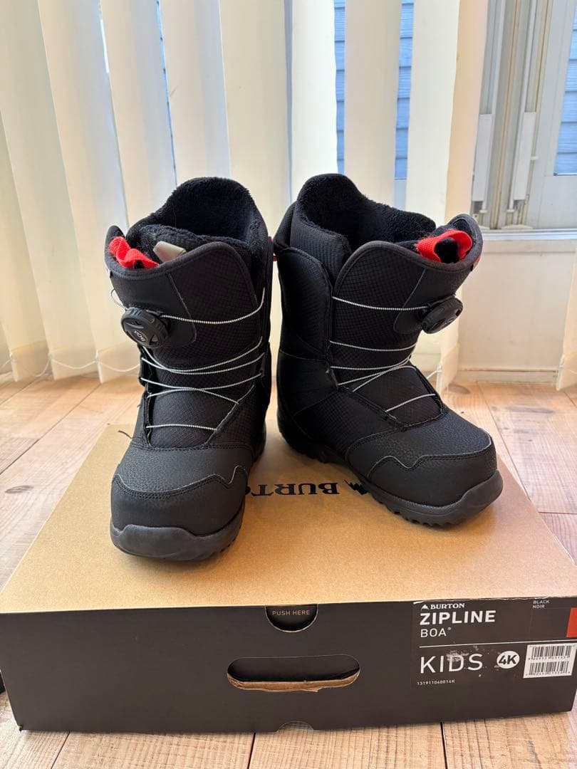 Burton Zipline BOA キッズ用スノーボードブーツ　22cm