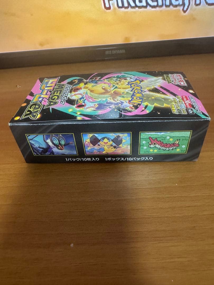 ポケモンカードゲーム MEGAドリームEXシュリンク無し1ボックス3個目