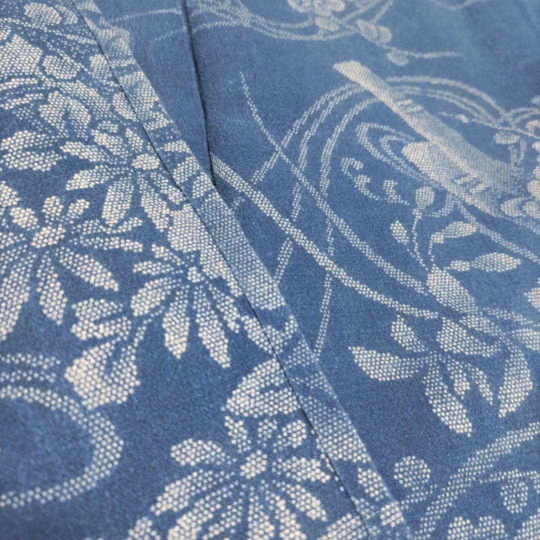 竺仙　浴衣　縮小紋中形